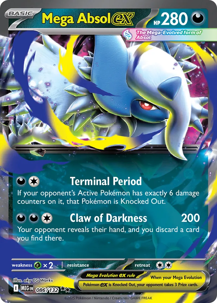 Carte Mega Absol ex — Mega Evolution