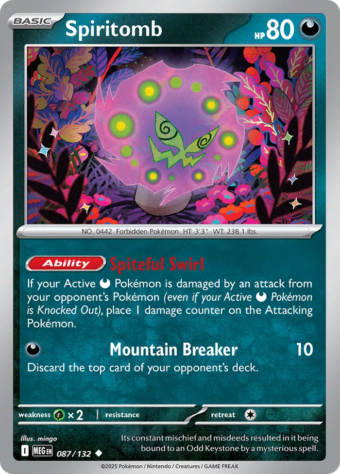 Carte Spiritomb — Mega Evolution