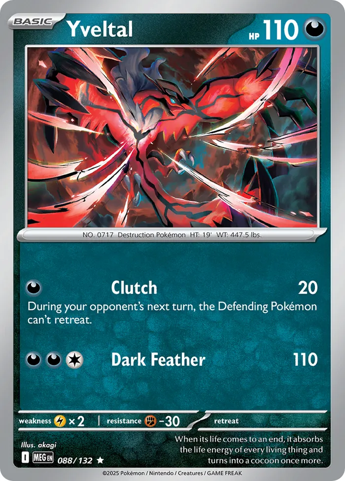 Carte Yveltal — Mega Evolution