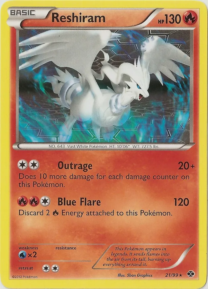 Carte Reshiram — Next Destinies