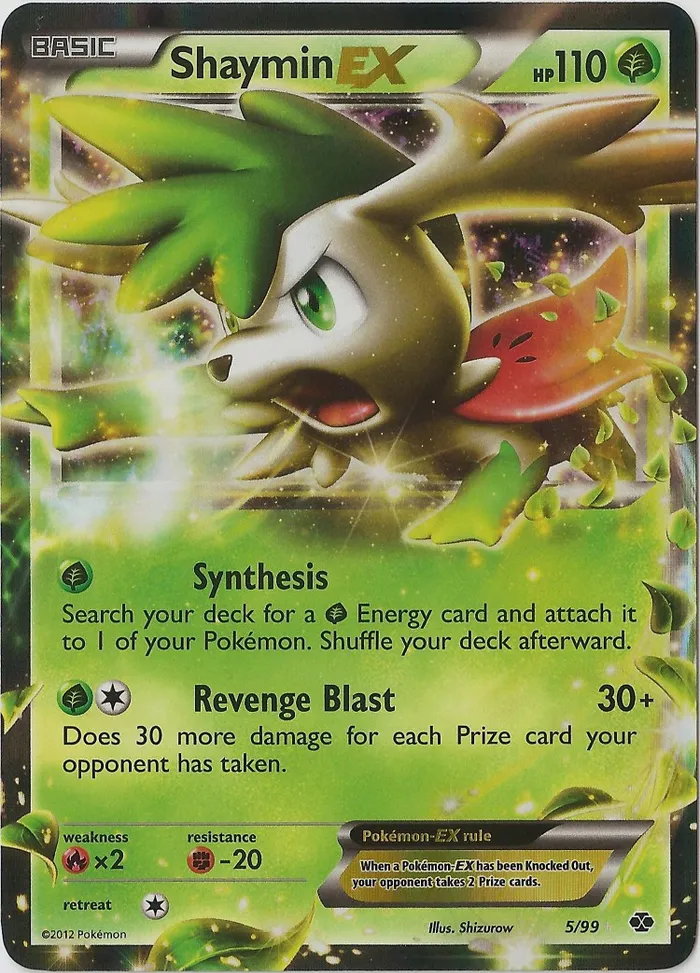 Carte Shaymin EX — Next Destinies