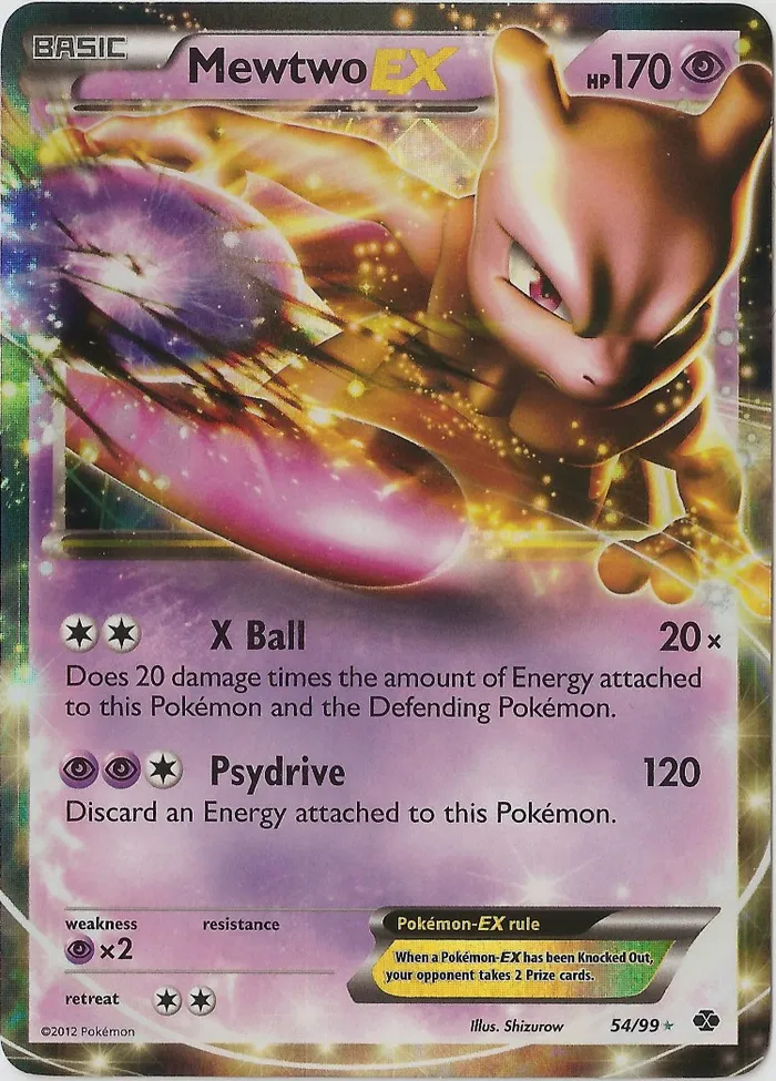 Carte Mewtwo-EX — Next Destinies