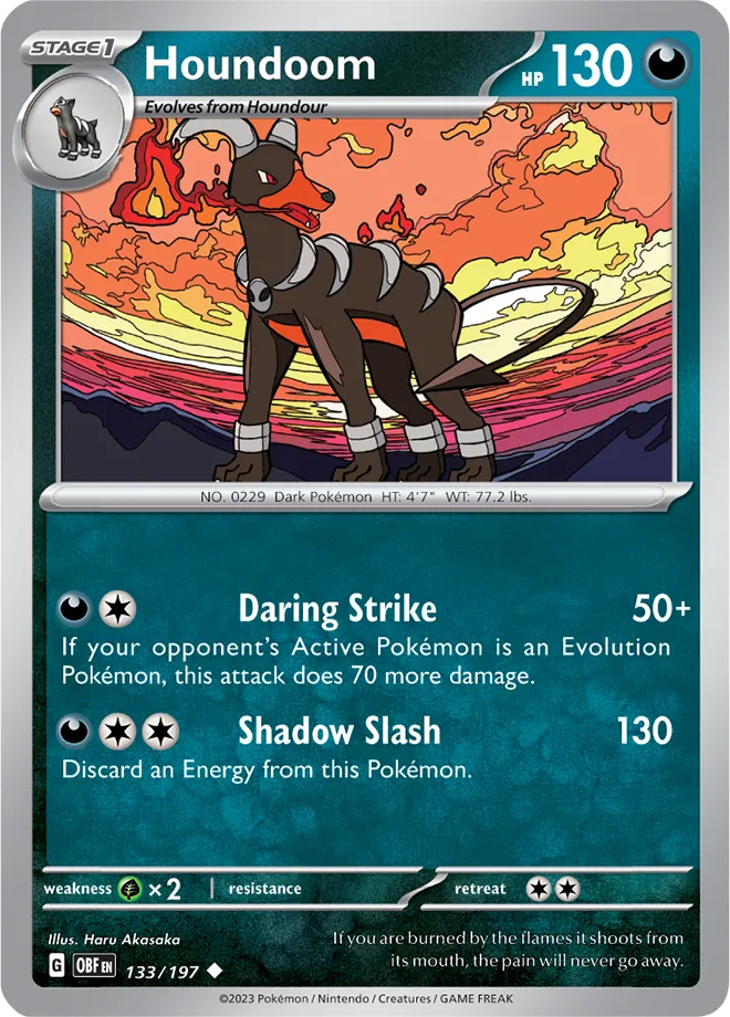 Carte Démolosse — Obsidian Flames