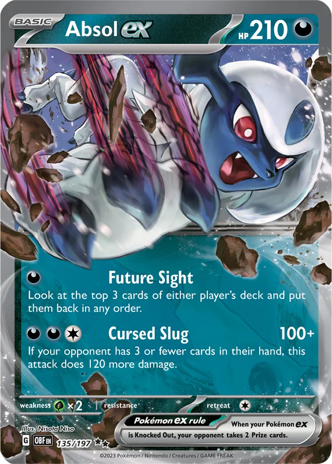 Carte Absol ex — Obsidian Flames