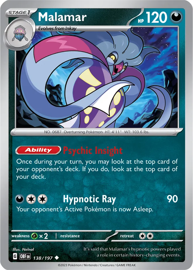 Carte Sepiatroce — Obsidian Flames