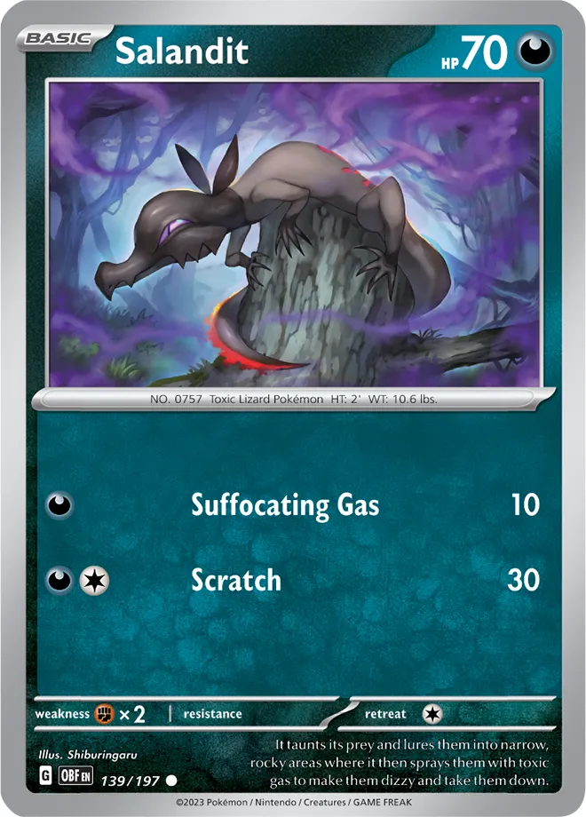 Carte Tritox — Obsidian Flames