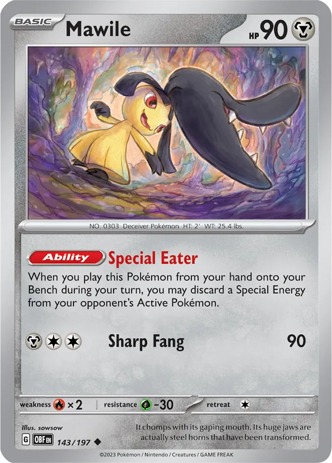 Carte Mysdibule — Obsidian Flames