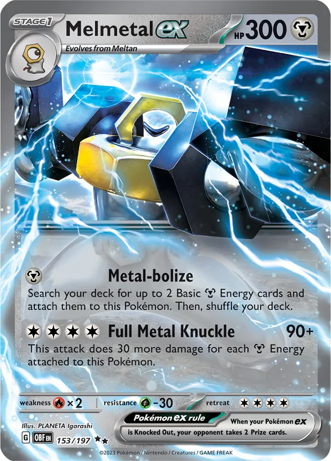 Carte Melmetal ex — Obsidian Flames