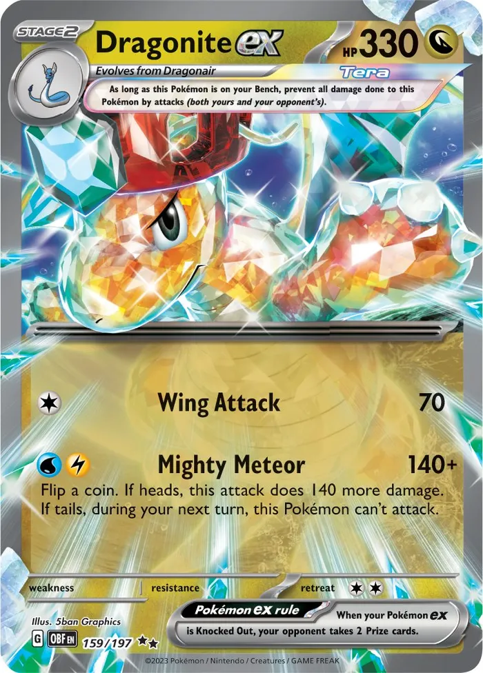 Carte Dracolosse ex — Obsidian Flames
