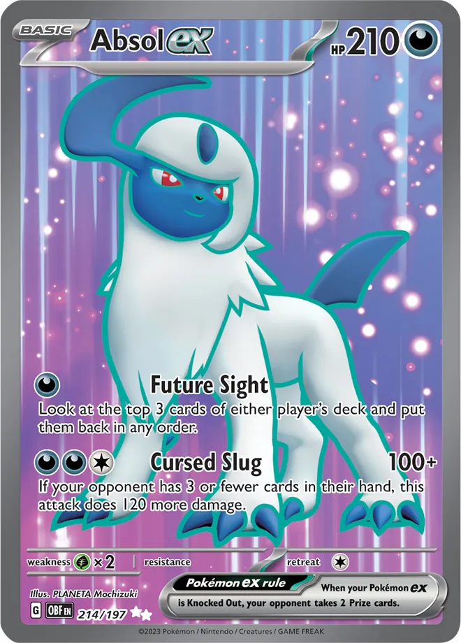 Carte Absol ex — Obsidian Flames