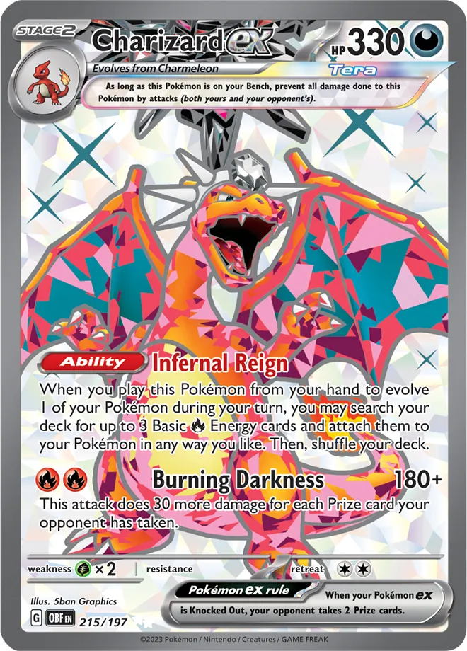 Carte Charizard ex — Obsidian Flames