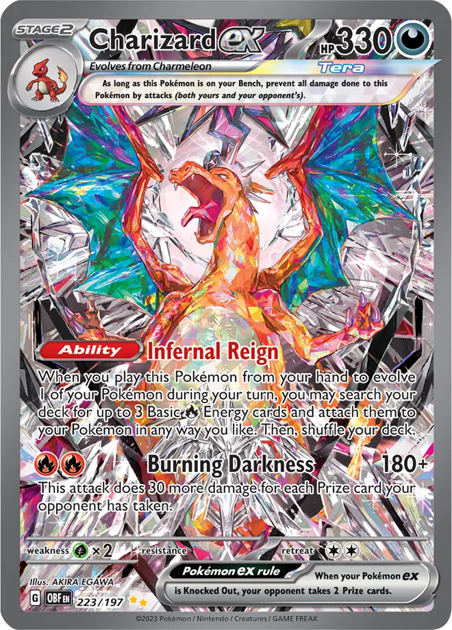 Carte Charizard ex — Obsidian Flames