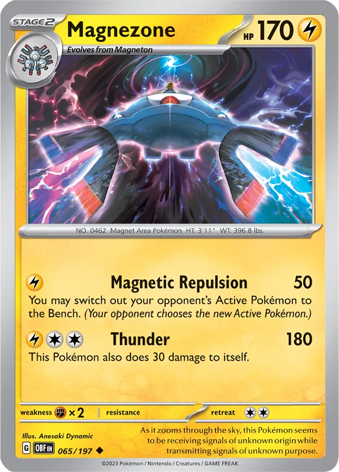Carte Magnézone — Obsidian Flames