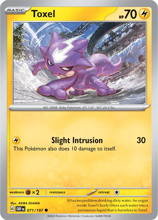 Carte Toxel — Obsidian Flames