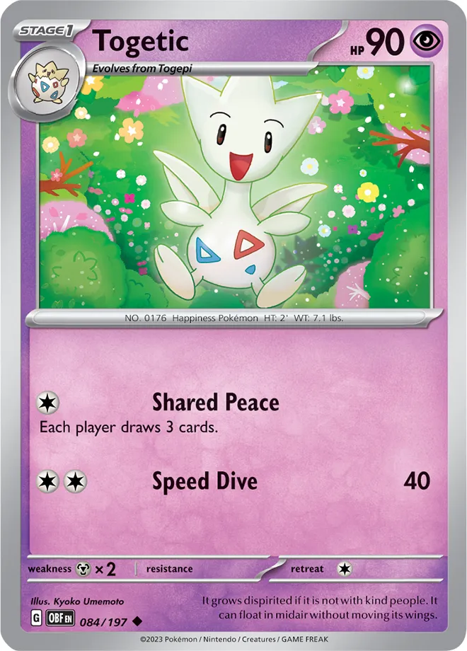 Carte Togetic — Obsidian Flames