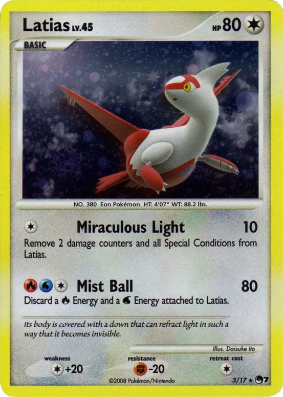 Carte Latias — POP Series 7