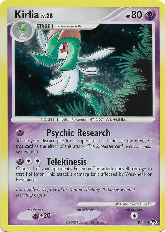 Carte Kirlia — POP Series 7