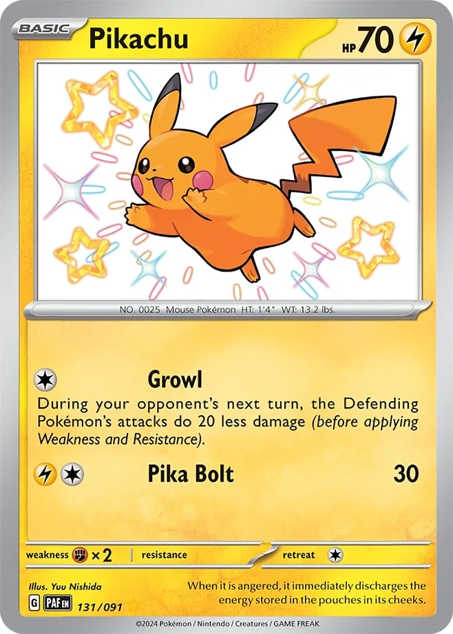 Carte Pikachu — Paldean Fates