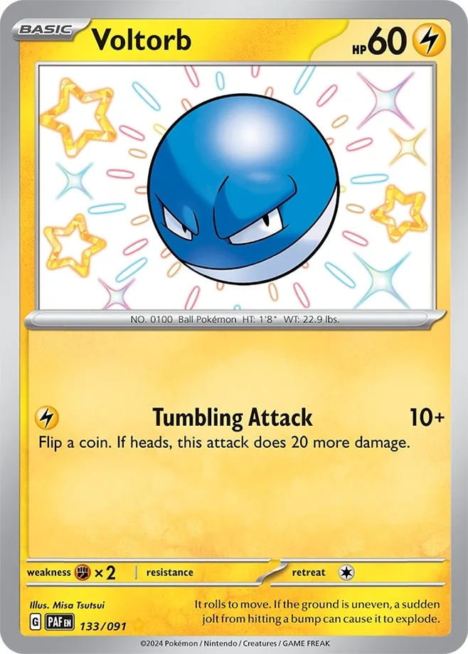 Carte Voltorbe — Paldean Fates