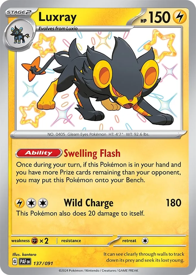 Carte Luxray — Paldean Fates