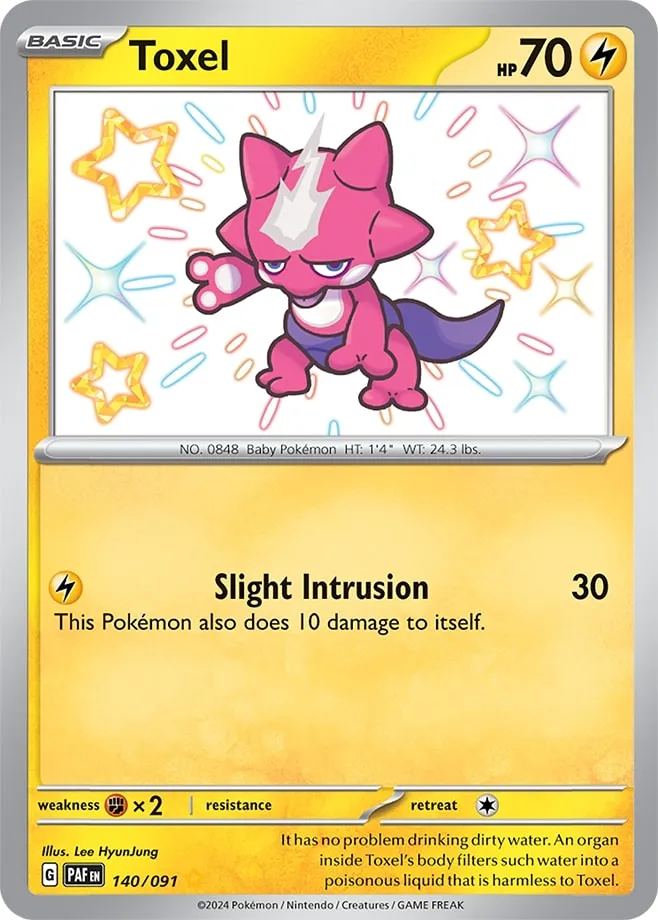 Carte Toxel — Paldean Fates