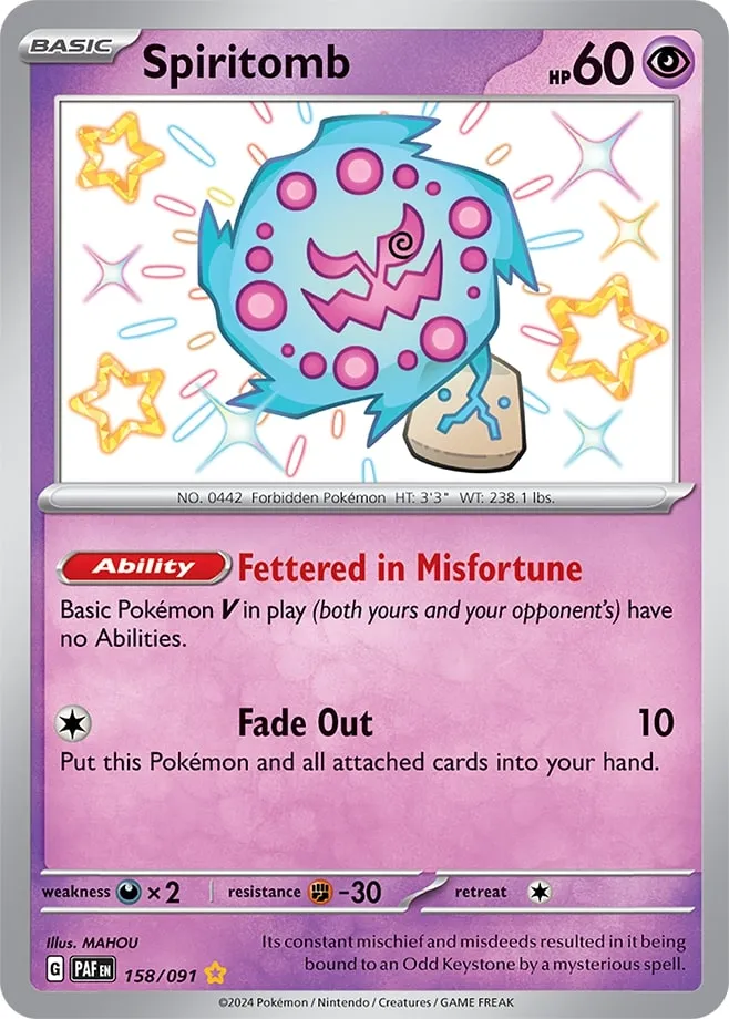 Carte Spiritomb — Paldean Fates