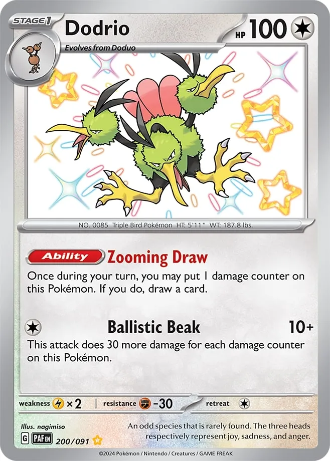 Carte Dodrio — Paldean Fates