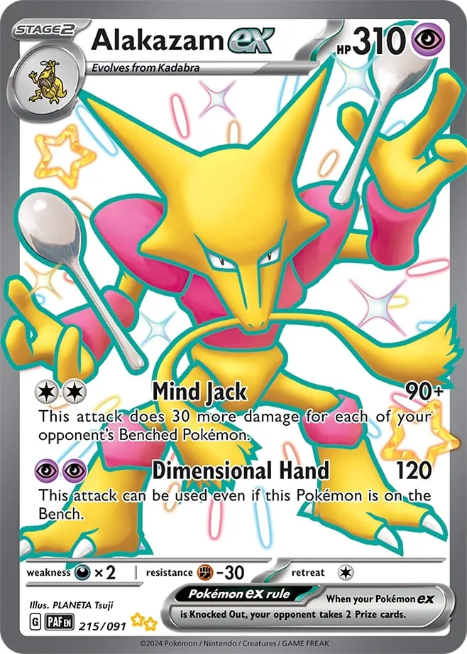 Carte Alakazam ex — Paldean Fates