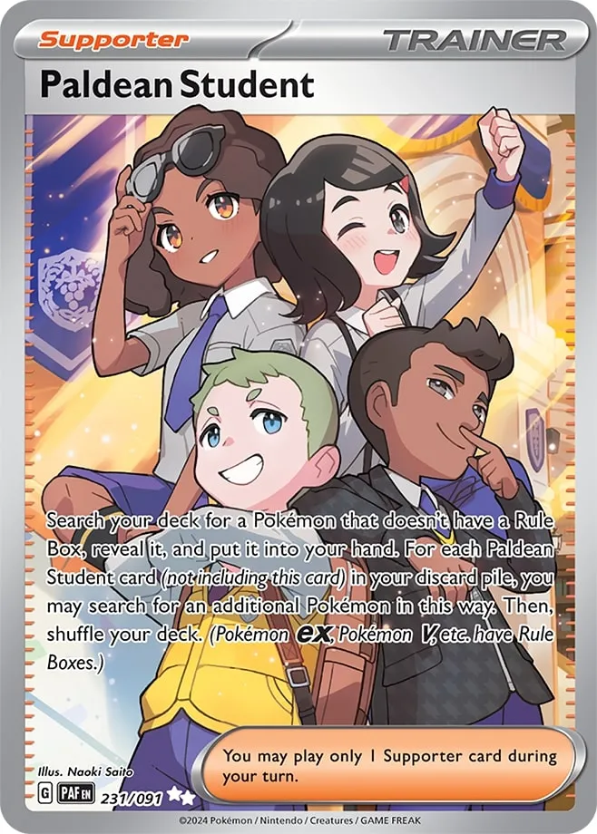 Carte Élève de Paldea — Paldean Fates