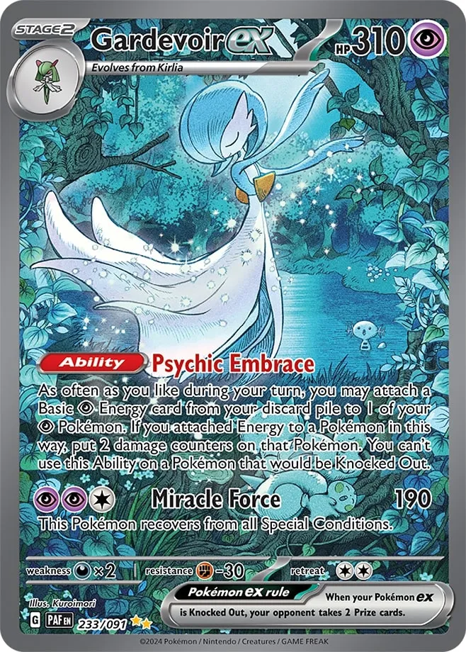 Carte Gardevoir ex — Paldean Fates