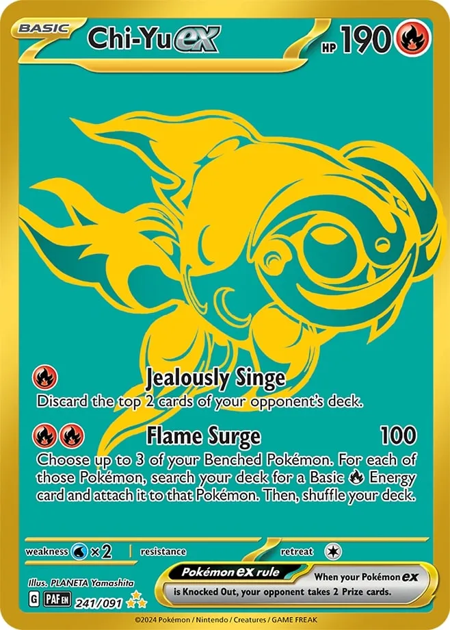 Carte Yuyu ex — Paldean Fates