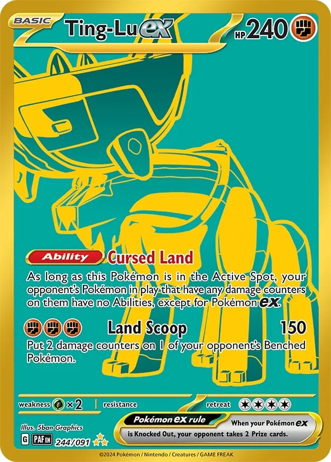 Carte Dinglu ex — Paldean Fates