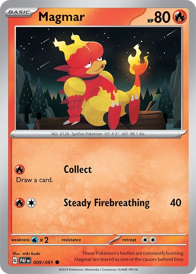 Carte Magmar — Paldean Fates