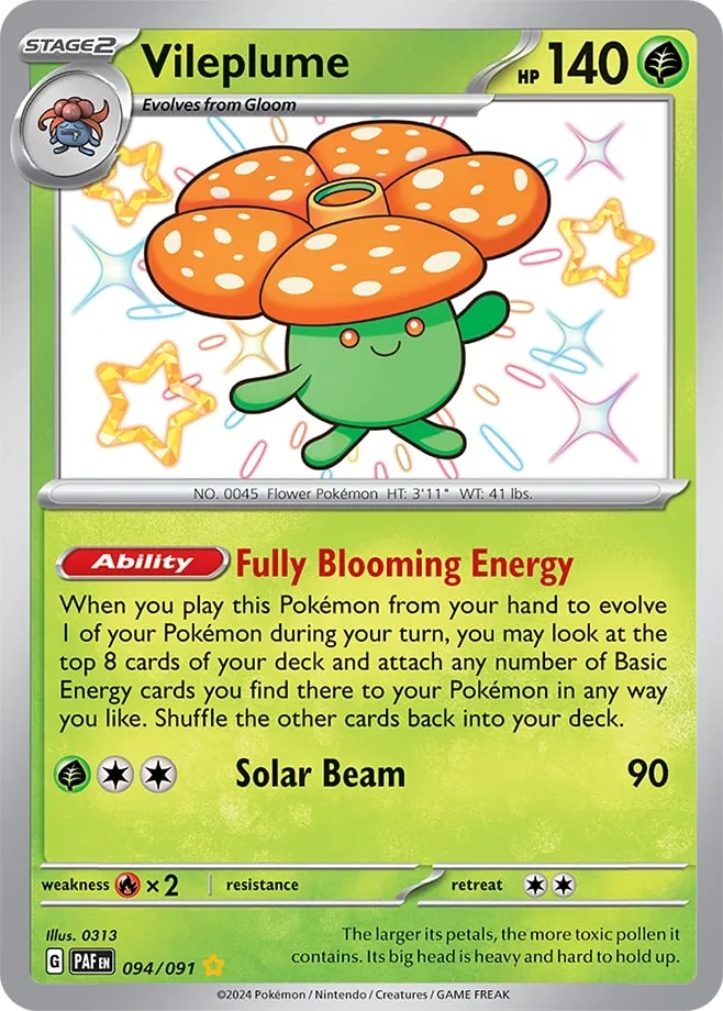 Carte Rafflesia — Paldean Fates