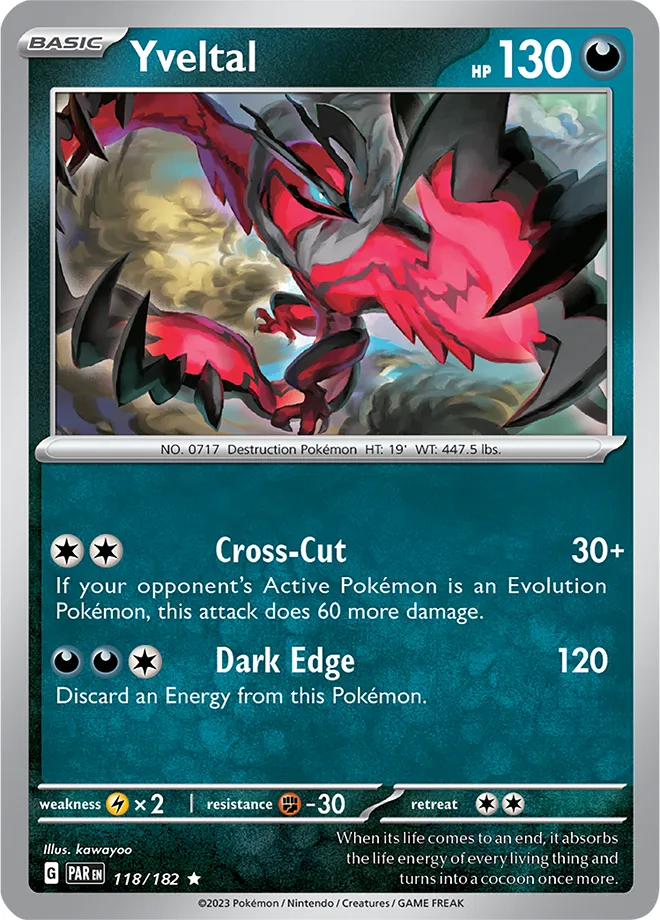 Carte Yveltal — Paradox Rift