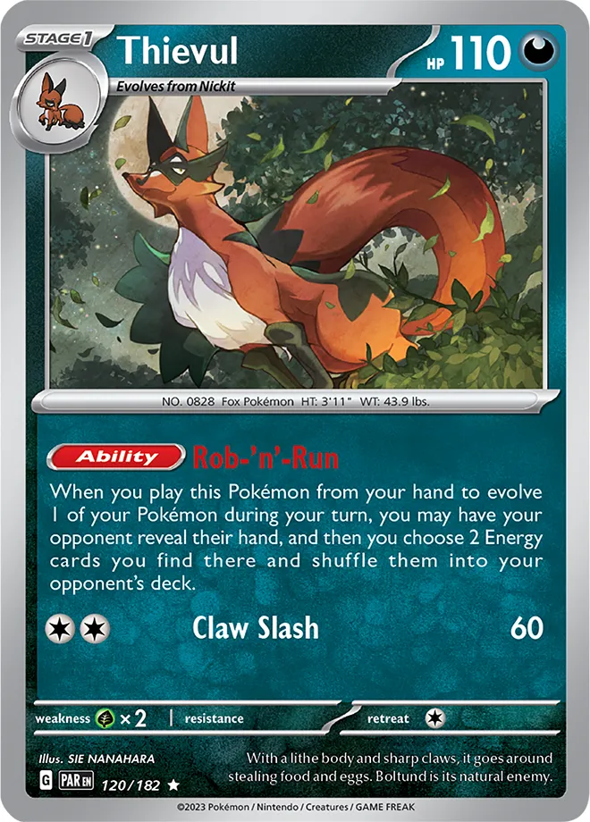 Carte Roublenard — Paradox Rift