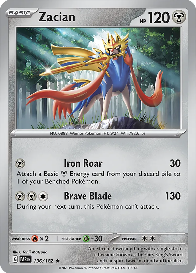 Carte Zacian — Paradox Rift