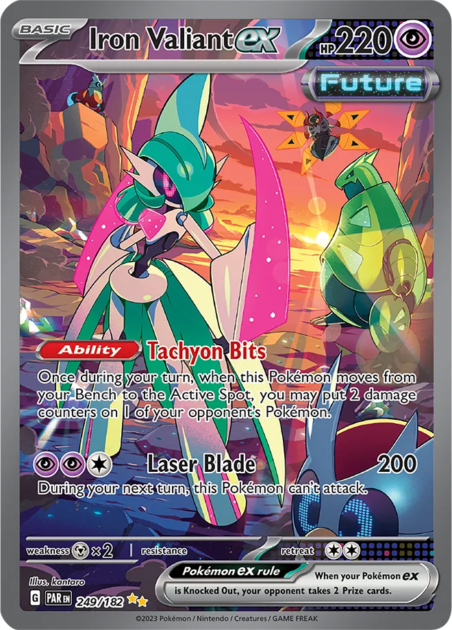 Carte Iron Valiant ex — Paradox Rift