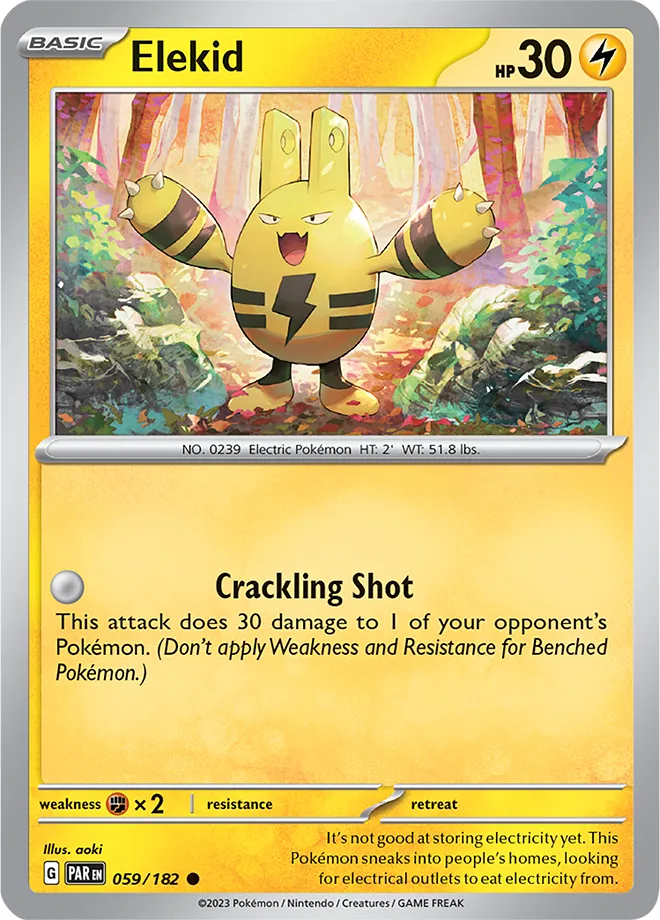 Carte Elekid — Paradox Rift