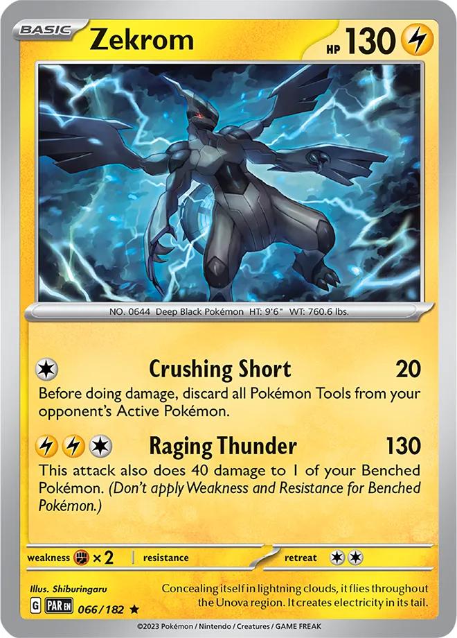 Carte Zekrom — Paradox Rift