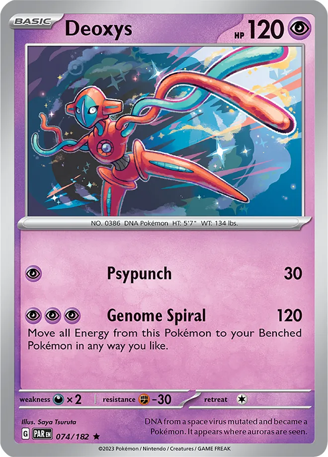 Carte Deoxys — Paradox Rift