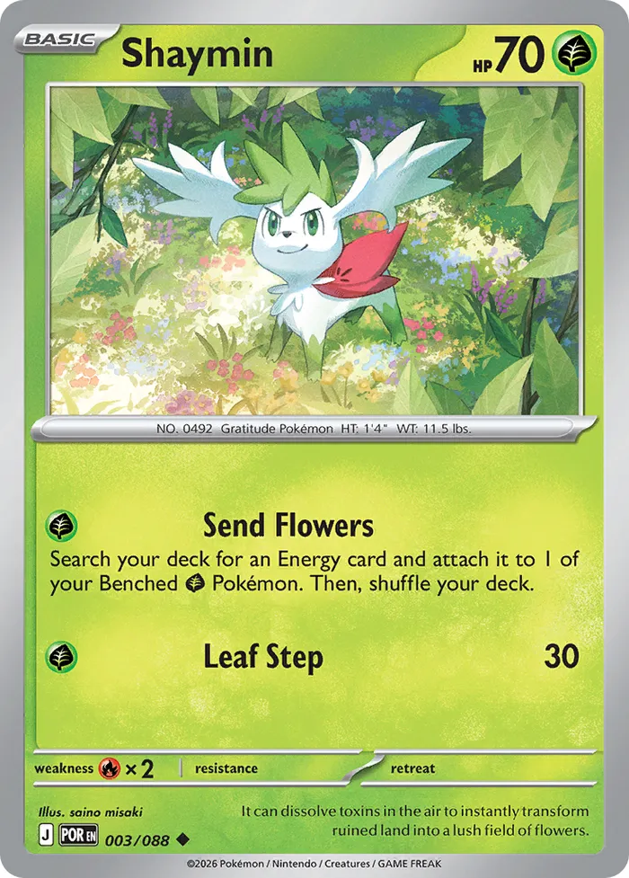 Carte Shaymin — Perfect Order Additionals