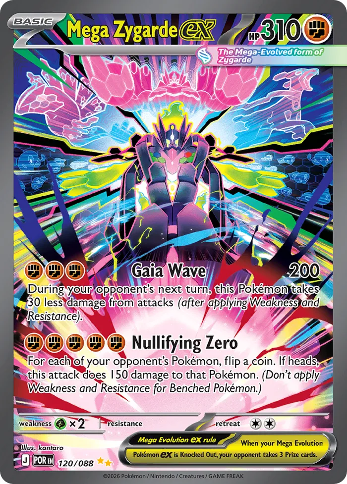 Carte Mega Zygarde ex — Perfect Order