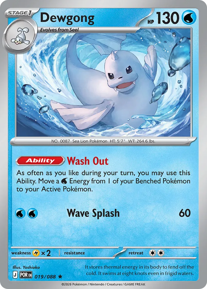 Carte Dewgong — Perfect Order