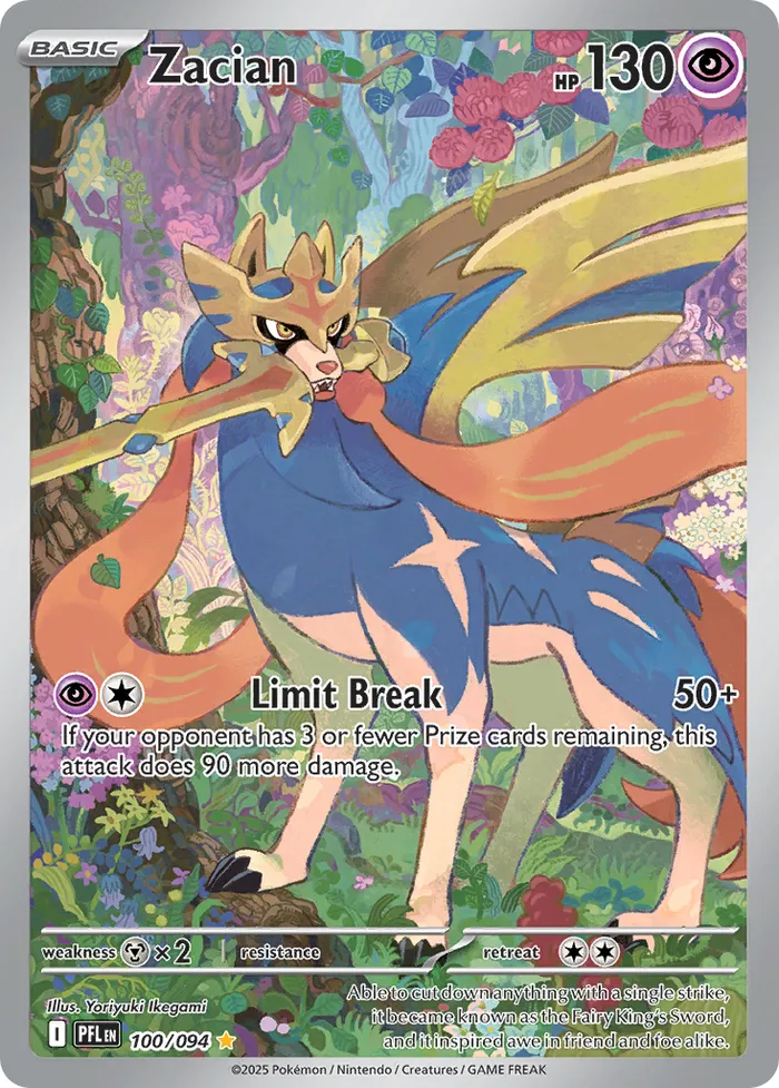 Carte Zacian — Phantasmal Flames Additionals