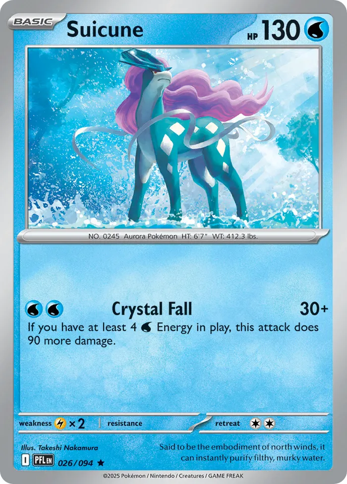 Carte Suicune — Phantasmal Flames Additionals