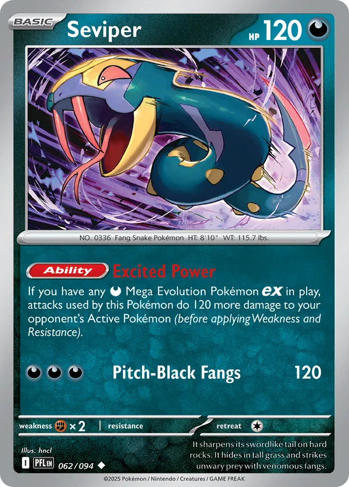 Carte Séviper — Phantasmal Flames Additionals