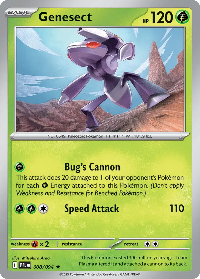 Carte Genesect — Phantasmal Flames Additionals