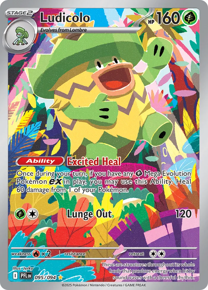 Carte Ludicolo — Phantasmal Flames Additionals
