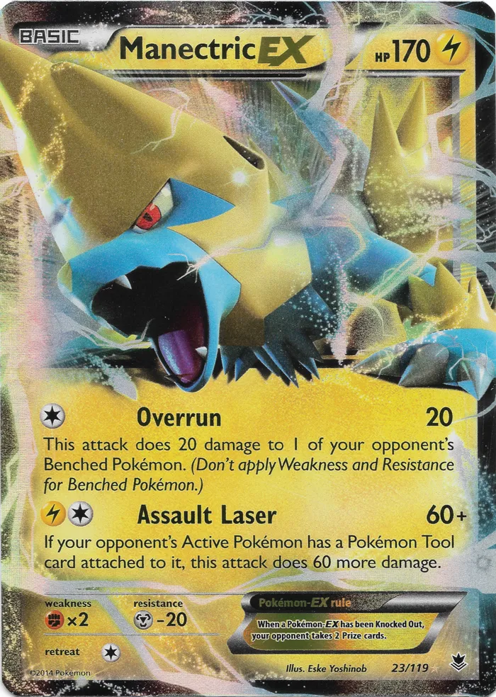 Carte Manectric EX — Phantom Forces